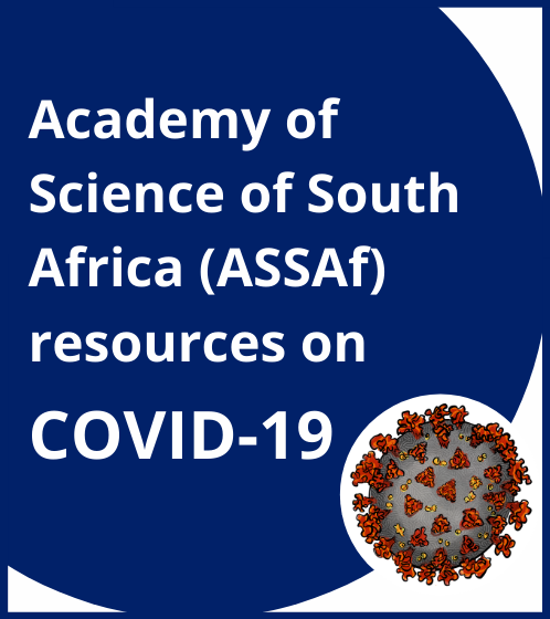 Academy of Science of South Africa Resources on COVID-19 advert